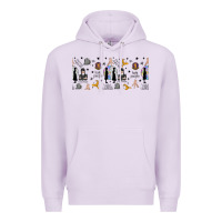 Lilac gothic girl and colorful girl Premium Hoodie - TumblerDesignByShophia