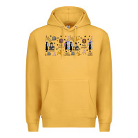 Mustard gothic girl and colorful girl Premium Hoodie - TumblerDesignByShophia