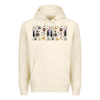 Tofu gothic girl and colorful girl Premium Hoodie - TumblerDesignByShophia