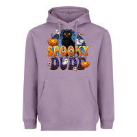 Lavender Spooky Dude Heavyweight Hoodie - texasbilliewilder