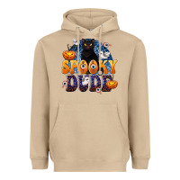 Mushroom Spooky Dude Heavyweight Hoodie - texasbilliewilder