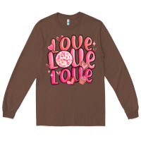 Chestnut love love love valentines day Long Sleeve Tee - MaliasSmallBusiness