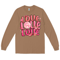 Toasted Coconut love love love valentines day Long Sleeve Tee - MaliasSmallBusiness