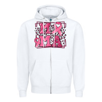 White Breast Cancer Awareness mama ribbon Zipper Hoodie - LillyAllenDesigns
