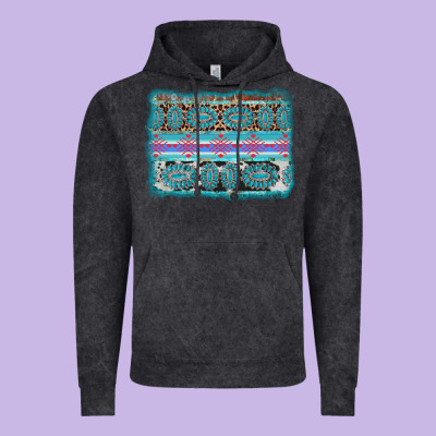 Turquoise Gemstone Background Vintage Hoodie Designed By Adodesignshop