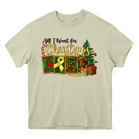 All I Want For Christmas Is Cure Childhood Cancer Heavy Core Tee | Teevron