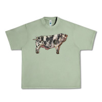 Oil Green Spotted Pig Urban Heavy Tee - LillyAllenDesigns