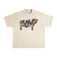 Sandshell Spotted Pig Urban Heavy Tee - LillyAllenDesigns