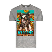 Cloud Rock western pig garden Vintage Tee - LillyAllenDesigns