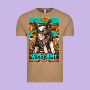Western Pig Garden Vintage Tee Designed By Lillyallendesigns