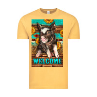Vintage Mustard western pig garden Vintage Tee - LillyAllenDesigns