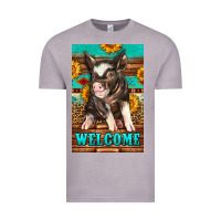 Vintage Zinc western pig garden Vintage Tee - LillyAllenDesigns