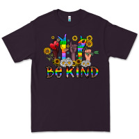 Plum be kind Premium Tee - CowhideDigitalArt
