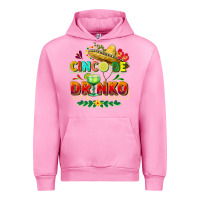 Fuchsia Pink Cinco de drinko Urban Hoodie - FaDigitalArtStudio