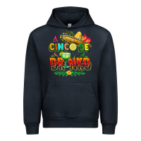 Navy Cinco de drinko Urban Hoodie - FaDigitalArtStudio