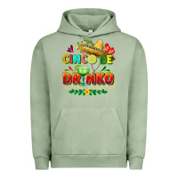 Pigment Oil Green Cinco de drinko Urban Hoodie - FaDigitalArtStudio