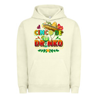 Pigment Pistachio Cinco de drinko Urban Hoodie - FaDigitalArtStudio