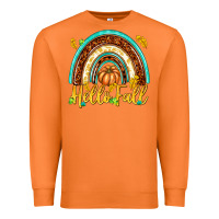 Carrot Hello Fall with Rainbow Premium Sweatshirt - texasbilliewilder