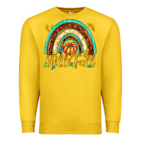 Lemon Hello Fall with Rainbow Premium Sweatshirt - texasbilliewilder