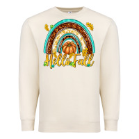 Sandshell Hello Fall with Rainbow Premium Sweatshirt - texasbilliewilder