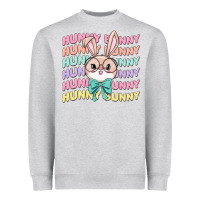 Heather Grey hunny bunny Heavyweight Sweatshirt - MaliasSmallBusiness