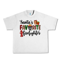 Lunar Rock santa's favorite firefighter Urban Heavy Tee - AdoDesignShop