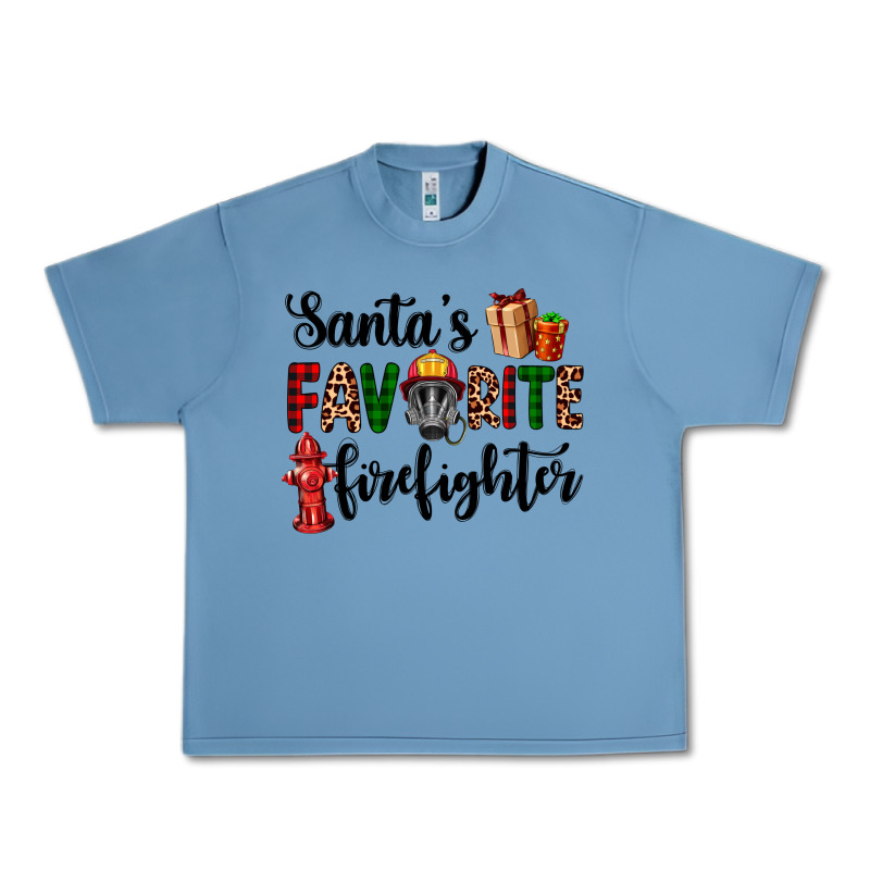 Santa's Favorite Firefighter Urban Heavy Tee by AdoDesignShop | Teevron