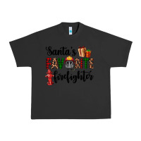 Pigment Black santa's favorite firefighter Urban Heavy Tee - AdoDesignShop