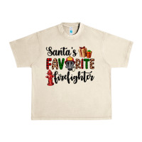 Sandshell santa's favorite firefighter Urban Heavy Tee - AdoDesignShop
