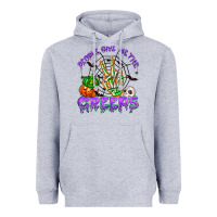 Heather Grey people give me the creeps Heavyweight Hoodie - NancyCooperArtShop