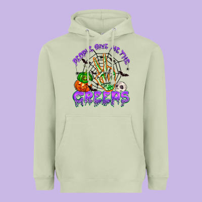 People Give Me The Creeps Heavyweight Hoodie Designed By Nancycooperartshop