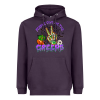 Plum people give me the creeps Heavyweight Hoodie - NancyCooperArtShop