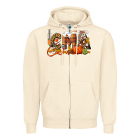 Sandshell Fall CMA Certified Medical Assistant Zipper Hoodie - LillyAllenDesigns