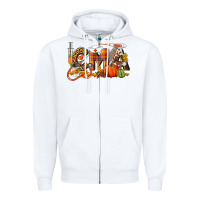 White Fall CMA Certified Medical Assistant Zipper Hoodie - LillyAllenDesigns