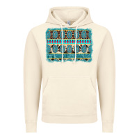 Vintage Artic turquoise gemstone background Vintage Hoodie - AdoDesignShop