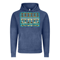 Vintage Denim turquoise gemstone background Vintage Hoodie - AdoDesignShop