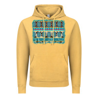 Vintage Mustard turquoise gemstone background Vintage Hoodie - AdoDesignShop