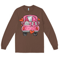 Chestnut valentines day gnome truck Long Sleeve Tee - MaliasSmallBusiness
