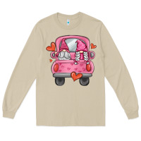 Mushroom valentines day gnome truck Long Sleeve Tee - MaliasSmallBusiness