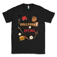 Black at the ballpark is where i spend most of my day Classic Tee - MaliasSmallBusiness