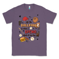 Lavender at the ballpark is where i spend most of my day Classic Tee - MaliasSmallBusiness