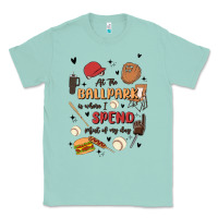 Seafoam at the ballpark is where i spend most of my day Classic Tee - MaliasSmallBusiness
