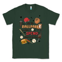 Sports Green at the ballpark is where i spend most of my day Classic Tee - MaliasSmallBusiness