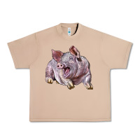 Burro Landrace Pig Urban Heavy Tee - LillyAllenDesigns