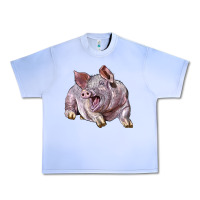 Grape Ice Landrace Pig Urban Heavy Tee - LillyAllenDesigns