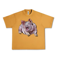 Peanut Butter Landrace Pig Urban Heavy Tee - LillyAllenDesigns