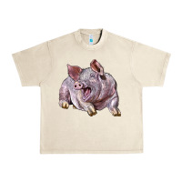 Sandshell Landrace Pig Urban Heavy Tee - LillyAllenDesigns