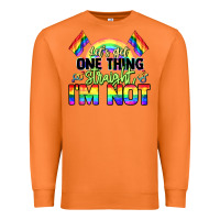 Carrot Let's get one thing straight i'm not Pride LGBTQ+ Premium Sweatshirt - NancyCooperArtShop