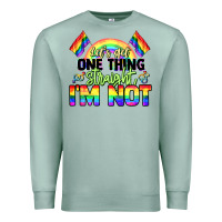Seafoam Let's get one thing straight i'm not Pride LGBTQ+ Premium Sweatshirt - NancyCooperArtShop