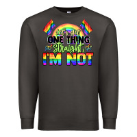 Smoke Let's get one thing straight i'm not Pride LGBTQ+ Premium Sweatshirt - NancyCooperArtShop